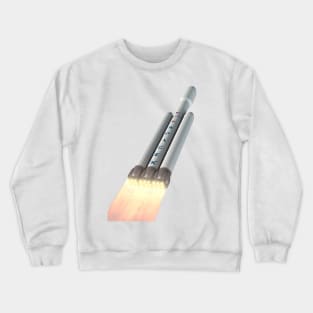 SpaceX Oil Painting Falcon Heavy Crewneck Sweatshirt